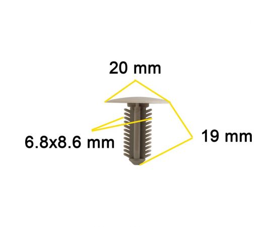 Автокрепеж для Lexus/Toyota 10 шт 6339926050 КрепАвто 0309 – изображение 2