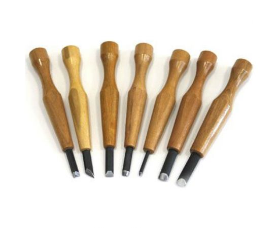 Набор японских резцов 7шт Chokokuto Power Grip MT 800077 М00010266 – изображение 2