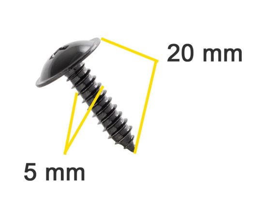 Автокрепеж для Hyundai/Kia 10 шт 1249305207E КрепАвто M2195 – изображение 2