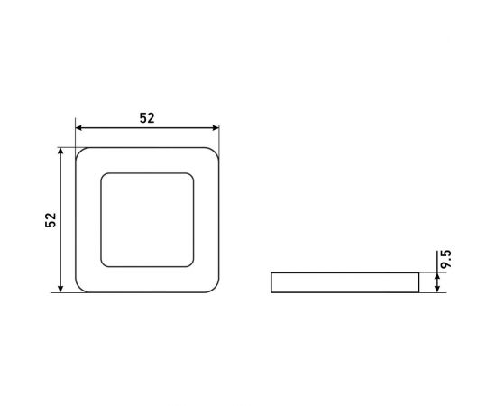 Сантехническая завертка к ручкам Аллюр BK-S1 SN CP4182 (матовый никель; хром) 11456 – изображение 2