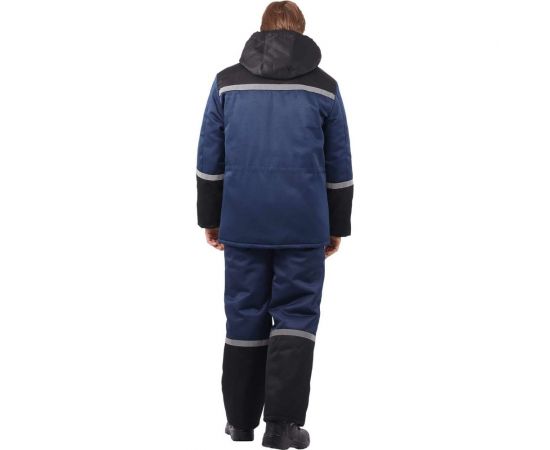 Утеплённый костюм ГК Спецобъединение МЕТЕЛИЦА темно-синий/чёрный, р. 96-100, рост 182-188 Кос 300/ 96/182 – изображение 2