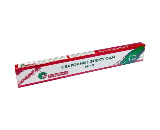 Электроды МР-3 3 мм, 1 кг DRAGONKIT 00-00002740 – изображение 2