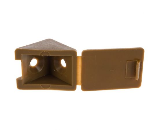 Мебельный уголок с шурупом Невский Крепеж - орех 6 шт. 822898 – изображение 3