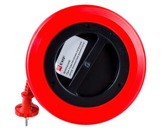 Удлинитель-рулетка EKF 4x10м, без заземления, ПВС 2x0,75, 10А/2,3кВт, PROxima SQ UBR-6-257-4-10 – изображение 3