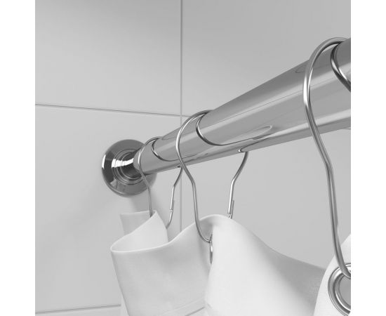 Набор колец для шторы в ванную комнату IDDIS цвет хром RINMCH0i15 – изображение 3