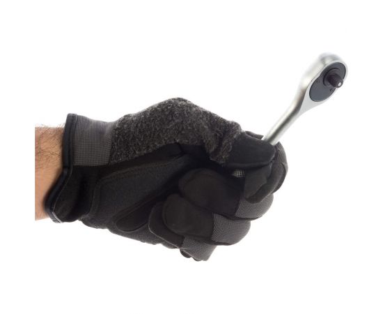 Трещотка 1/4 дюйма 45 зуба 155мм с металлической ручкой AV Steel AV-508614 – изображение 4