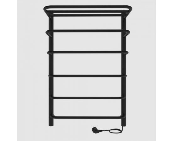 Полотенцесушитель INDIGO Hit (electro) 80/50 (скрытый монтаж, универсальное подключение R/L, черный муар) LHE80-50BRR – изображение 4