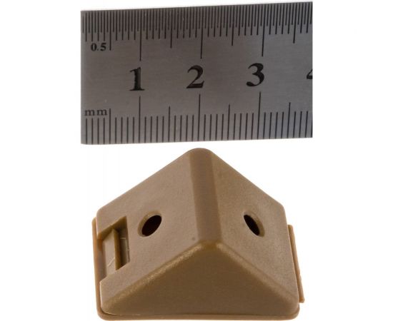 Мебельный уголок с шурупом Невский Крепеж - орех 6 шт. 822898 – изображение 4