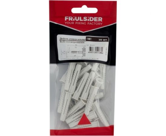 Универсальный дюбель Friulsider TMT 6х33 831011 – изображение 4