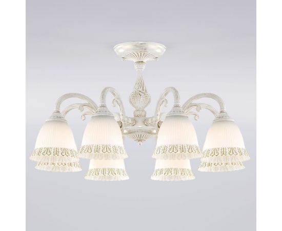 Eurosvet 60107 8 потолочный светильник белый с золотом a045773 