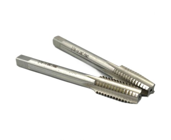 Дюймовый метчик TORNERI UNC 7/16 14 нитей Р6М5 комплект из 2-х штук 035371:729 