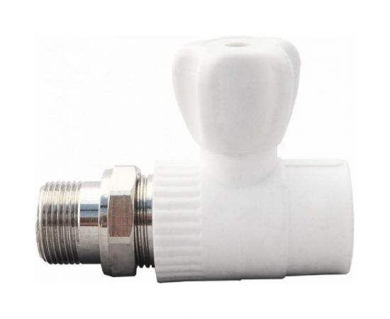 Прямой кран для радиатора РОСТерм ПП 20х1/2 НР 