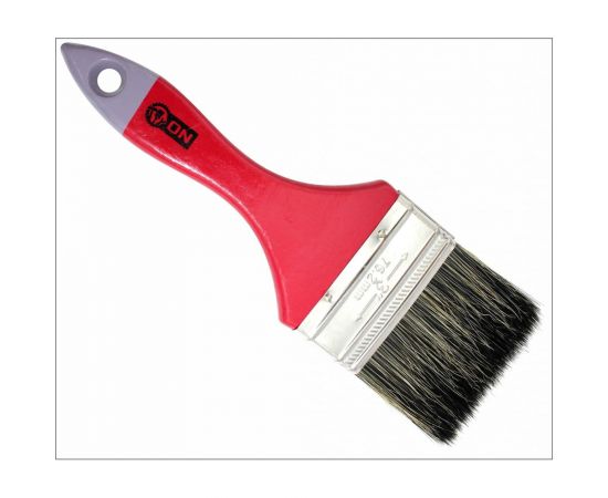 Кисть ON малярная плоская Микс смеш. щетина 3 75мм дер.ручка 02-01-930 