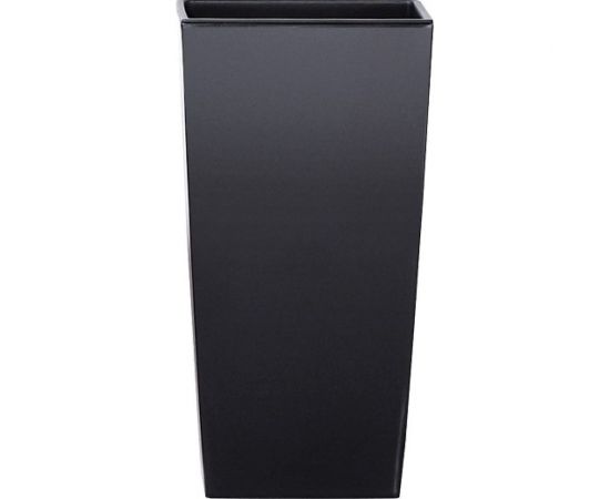 Кашпо для цветов Prosperplast Urbi square 91.5 л, антрацит 2 предмета DURS400-S433 