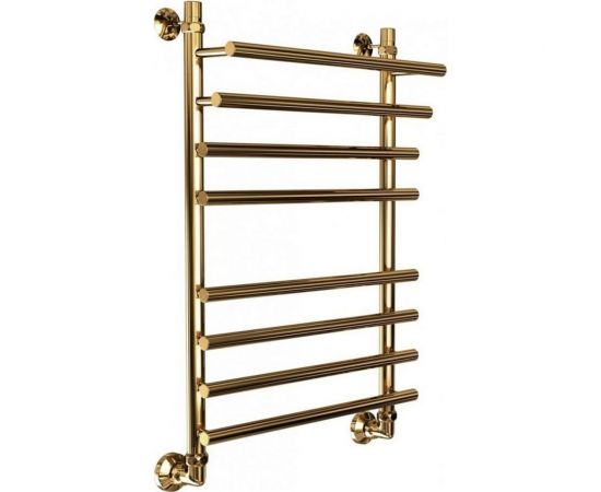 Полотенцесушитель ДВИН F primo 80/50 1"-3/4"-1/2" Универсальный К3 Золотой хром 72085103 