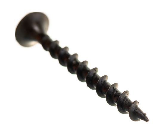 Саморез по дереву для ГКЛ Метизный двор 3,5x35, крупная резьба, оксидированный, 500 шт. 4607159062475 