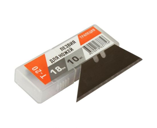 Лезвия трапециевидные Т-20 (10 шт; 18 мм) для ножей Novocraft 277001054 