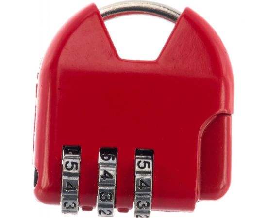 Навесной кодовый замок Trodos CL532 красный Blister 210148 – изображение 2