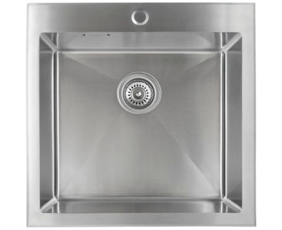 Кухонная мойка KAISER 510x510x200, 1.2 мм/Silver KSM-5151 – изображение 2