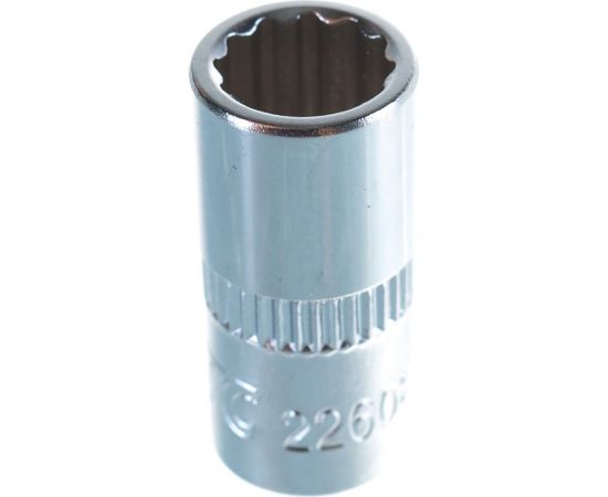 Головка торцевая 1/4” 08 12-ти гранная L=25мм JTC 22608 – изображение 2