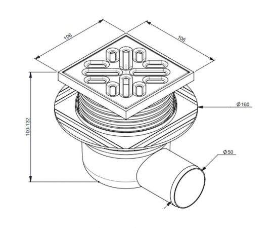 Трап для душа SantecPro AT11054 – изображение 2