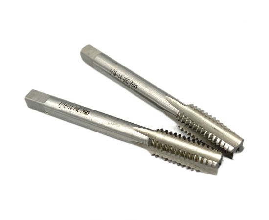 Дюймовый метчик TORNERI UNC 7/16 14 нитей Р6М5 комплект из 2-х штук 035371:729 – изображение 2