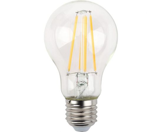 Светодиодная лампа ЭРА FLED, A60-11W-827-E27 филамент, груша, 11Вт, теплый, Е27 Б0035025 – изображение 2