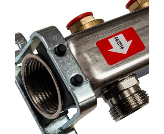 Коллектор из нержавеющей стали без расходомеров STOUT 7 выходов SMS 0922 000007 – изображение 2