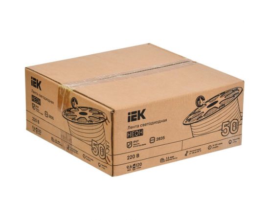 Лента IEK LED ""неон"" 50м LSR-2835W120-9,6-IP67-220В LSR5-2-120-67-0-50 – изображение 2