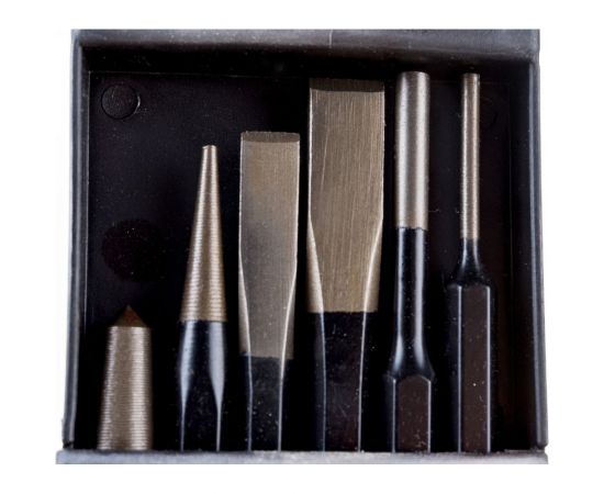 Набор зубил, пробойников и керн YATO 6пр YT-4712 – изображение 2