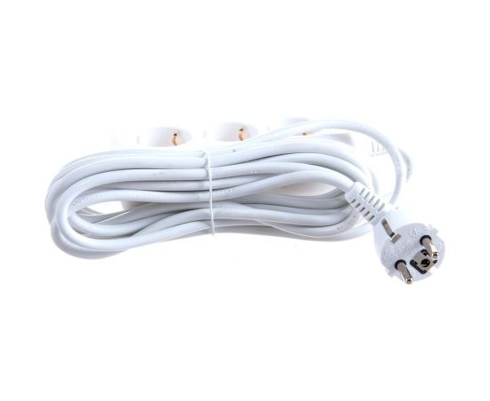 Бытовой удлинитель General Lighting Systems 3-местый, пластик 10А GES-10-3x075-3-5m 470020 – изображение 2