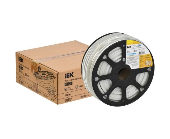 Лента IEK LED ""неон"" 50м LSR-2835W120-9,6-IP67-220В LSR5-2-120-67-0-50 – изображение 3