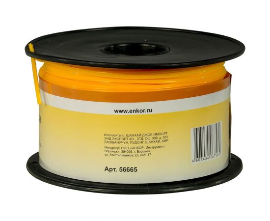 Леска нейлоновая для триммеров (3.0 мм; 120 м; звезда) Энкор 56665 – изображение 3