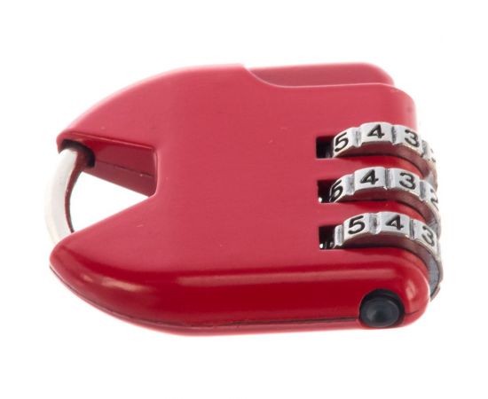 Навесной кодовый замок Trodos CL532 красный Blister 210148 – изображение 3