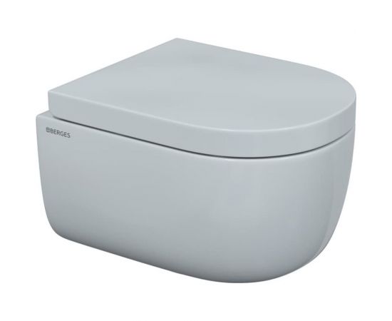 Комплект для монтажа подвесного унитаза Berges инсталляция NOVUM525, кнопка L5 SoftTouch черная 043232 – изображение 4