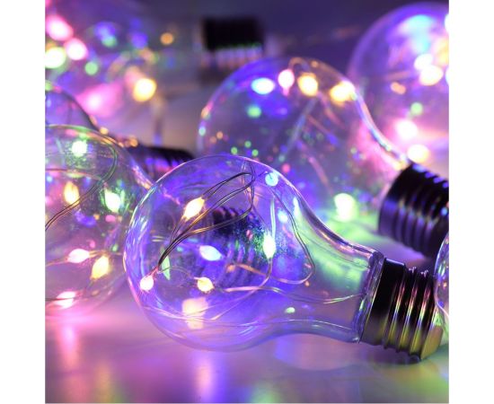 Электрогирлянда VEGAS 4,5V Ретро лампы 60 разноцветных мигающих RGB LED ламп, 55133 – изображение 6