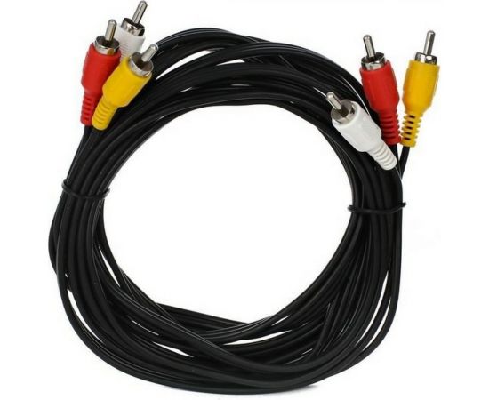 Соединительный кабель VCOM 3xRCA /M/ - 3xRCA /M/, 3m VAV7150-3M 