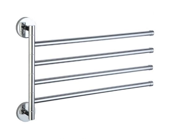 Поворотный держатель для полотенец Savol четверной, хром S-008704 23245 