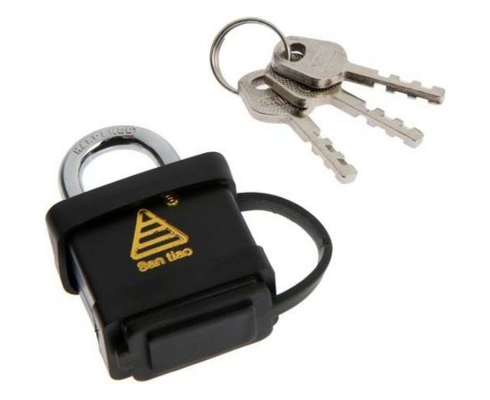 Навесной замок Сималенд 32 мм, влагозащищенный, короткая дужка, 3 ключа 5392202 