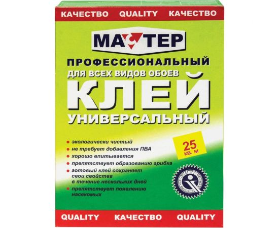Обойный клей Quality Мастер Универсальный 200 г 36 13310 