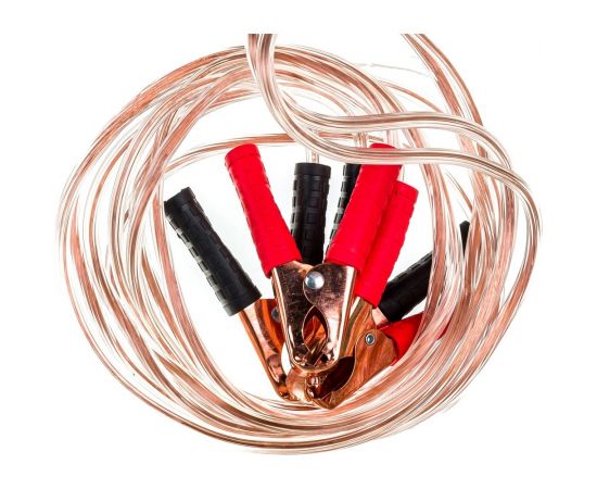 Пусковые провода Nova Bright 200А с прозрачной изоляцией, в сумке, 2.5 м 37659 