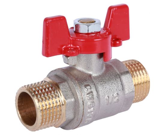 Шаровой кран ROMMER 1/2"", НР/НР, RBV-0007-0410215, RG008UB5BPDC5I 