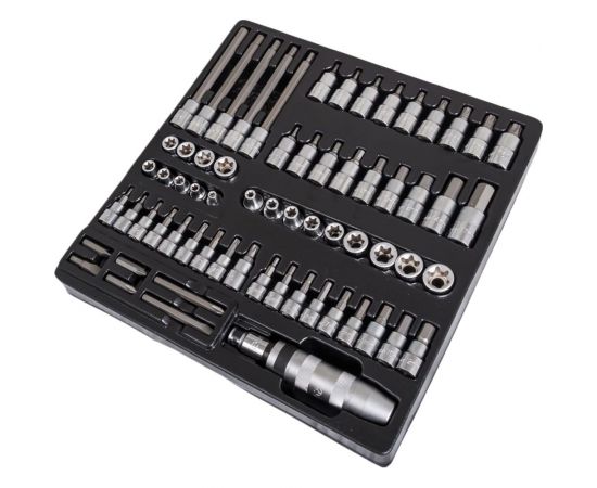 Набор торцевых головок Hans со вставками 62 предмета E-STAR TT-59 