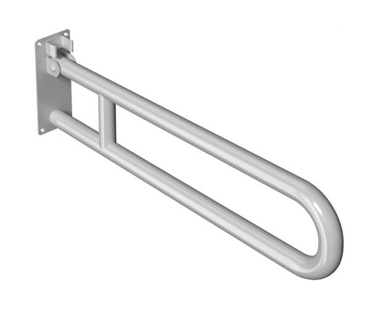 Откидной поручень для унитаза PALITRA TECHNOLOGY с фиксатором, 840x190x142 мм, без бумагодержателя 82019-6-N 