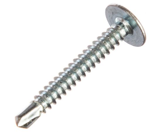 Саморез с прессшайбой Метизный двор 4,2х32 сверло уп. 1 кг 4690441023568 – изображение 2