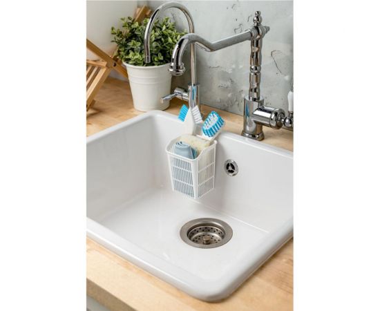 Подвесной держатель Econova Helper на присоске, 94х95х121 мм, белый 433227416 – изображение 2