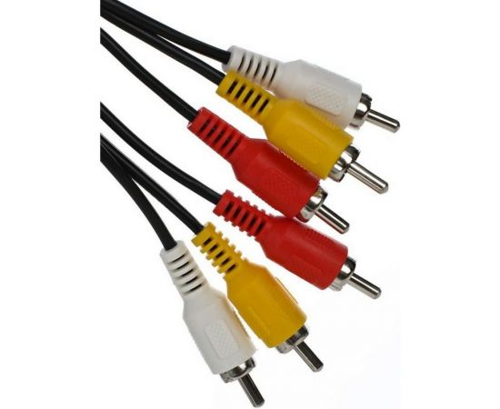 Соединительный кабель VCOM 3xRCA /M/ - 3xRCA /M/, 3m VAV7150-3M – изображение 2