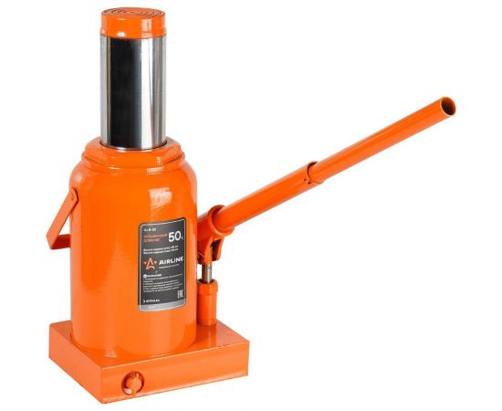 Бутылочный домкрат Airline 50 т, MIN - 285 мм, MAX - 465 мм AJ-B-50 – изображение 3