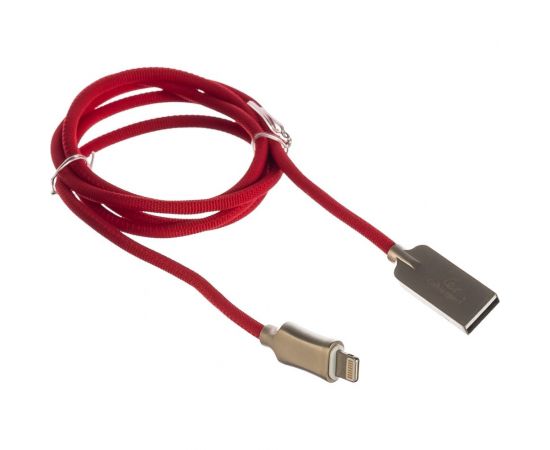 Кабель Cablexpert USB для Apple, MFI, AM/Lightning, длина 1м, красный CC-P-APUSB02R-1M – изображение 3