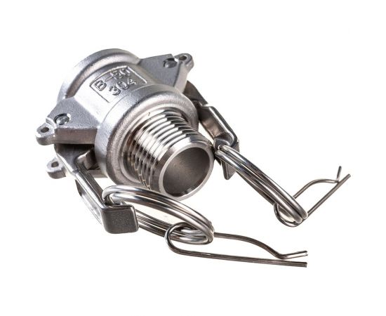 Камлок тип B (розетка; наружная резьба BSP; 12 мм-1/2""; нержавеющая сталь) TITAN LOCK TL50BSS – изображение 3